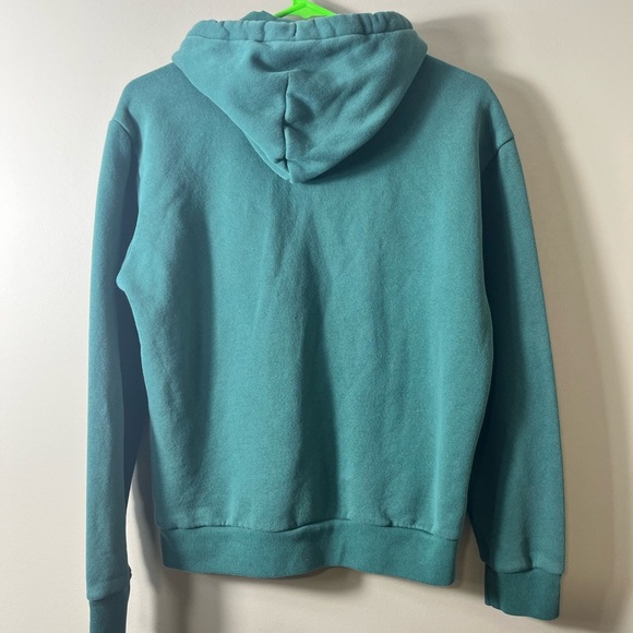 Hollister Green Pullover Logo Hoodie Size XS Streetwear Casual Y2K Surfer - Picture 4 of 6